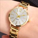 Set Reloj y Pulsera Dorado para Dama