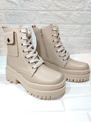 Botines con Cordones