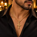 Dije Cruz con Lazo 18K