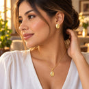 Set Virgen de Guadalupe Oro Laminado 18K